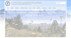 Desktop Screenshot of christiansciencecolorado.org
